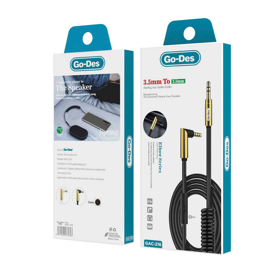 Go-Des GAC-216 Aux Audio Kablo - 2 Go-Des GAC-216 Aux Audio Kablo - 2